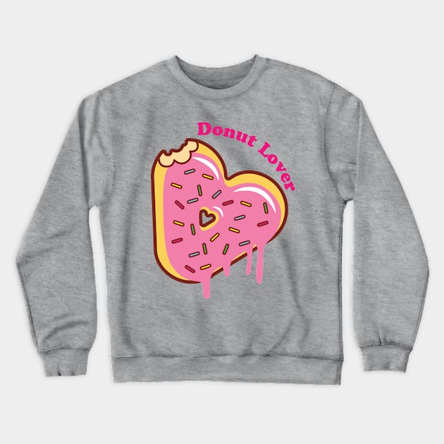 Donut Lover Crewneck Sweatshirt by nerdyboy